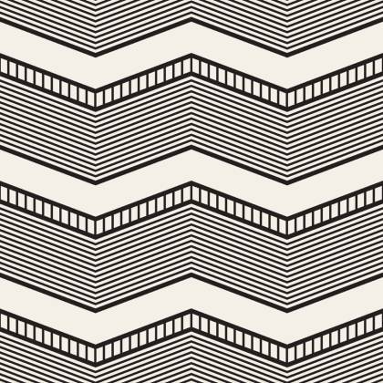 Tapeta Geometryczna - Retro Zygzaki