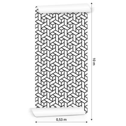 Tapeta Wzór Geometryczny - Optyczna