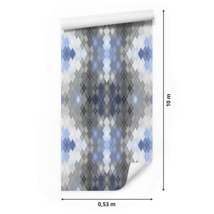 Tapeta Geometryczna - Wzór Argyle
