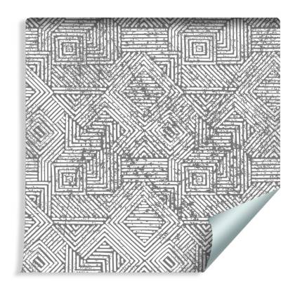 Tapeta Geometryczna W Stylu Vintage