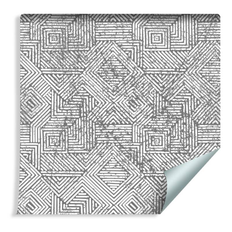Tapeta Geometryczna W Stylu Vintage