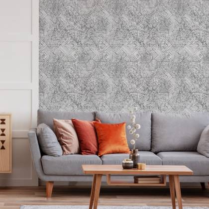 Tapeta Geometryczna W Stylu Vintage