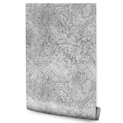 Tapeta Geometryczna W Stylu Vintage