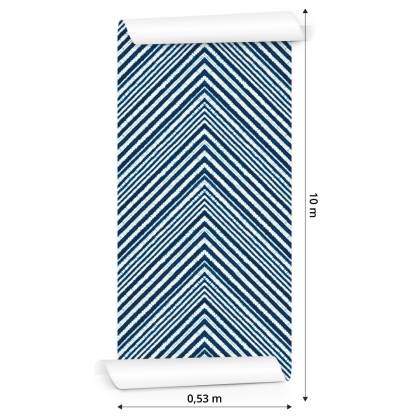 Tapeta Geometryczna - Retro Zygzaki