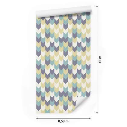 Tapeta Kolorowe Wzory Geometryczne