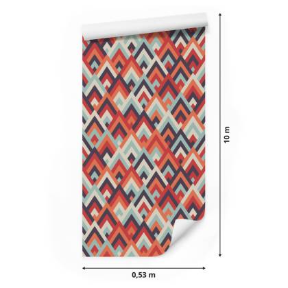 Tapeta Kolorowe Wzory Geometryczne