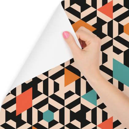 Tapeta Kolorowe Geometryczne Wzory