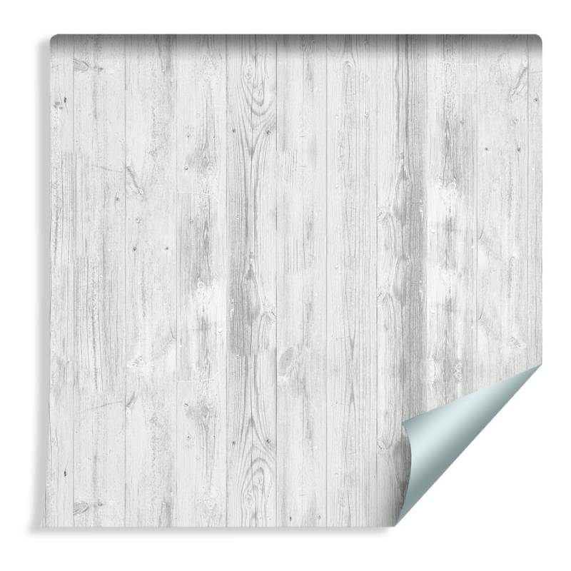 Tapeta Modne Jasne Pionowe Deski Drewniane