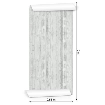 Tapeta Modne Jasne Pionowe Deski Drewniane