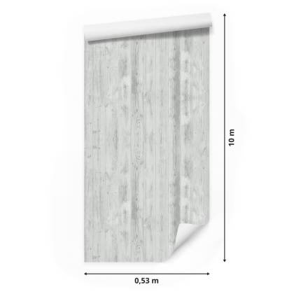 Tapeta Modne Jasne Pionowe Deski Drewniane
