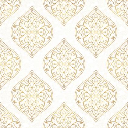 Tapeta Retro - Ornamenty W Stylu Wschodnim