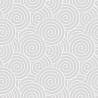 Tapeta Retro - Wirujące Szaro - Białe Spirale