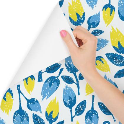 Tapeta Modne Kwiaty W Stylu Retro