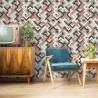 Tapeta Geometryczne Wzory W Stylu Retro