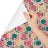Tapeta Kolorowe Geometryczne Wzory Retro
