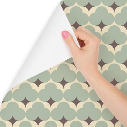 Tapeta Pastelowe Wzory Retro