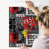 Tapeta Rock W Stylu Graffiti