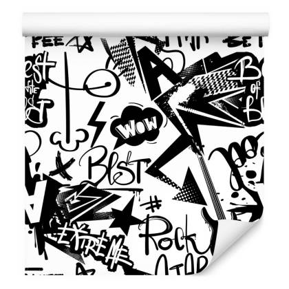 Tapeta Graffiti Z Gitarami