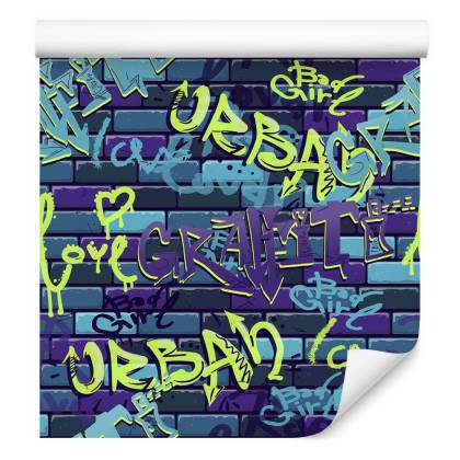 Tapeta Graffiti Na Murze