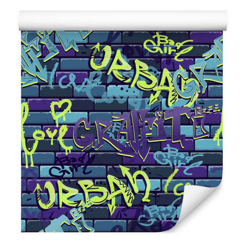 Tapeta Graffiti Na Murze
