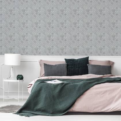 Tapeta Modernistyczny Beton W Formie Mozaiki