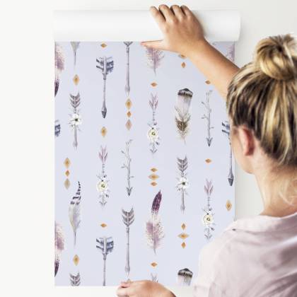 Tapeta Pióra W Stylu Boho