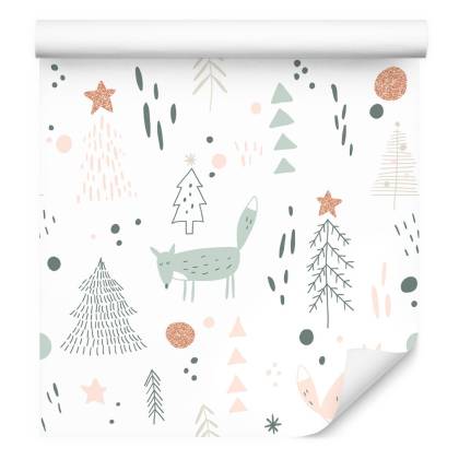 Tapeta Dla Dzieci – Lisy W Lesie