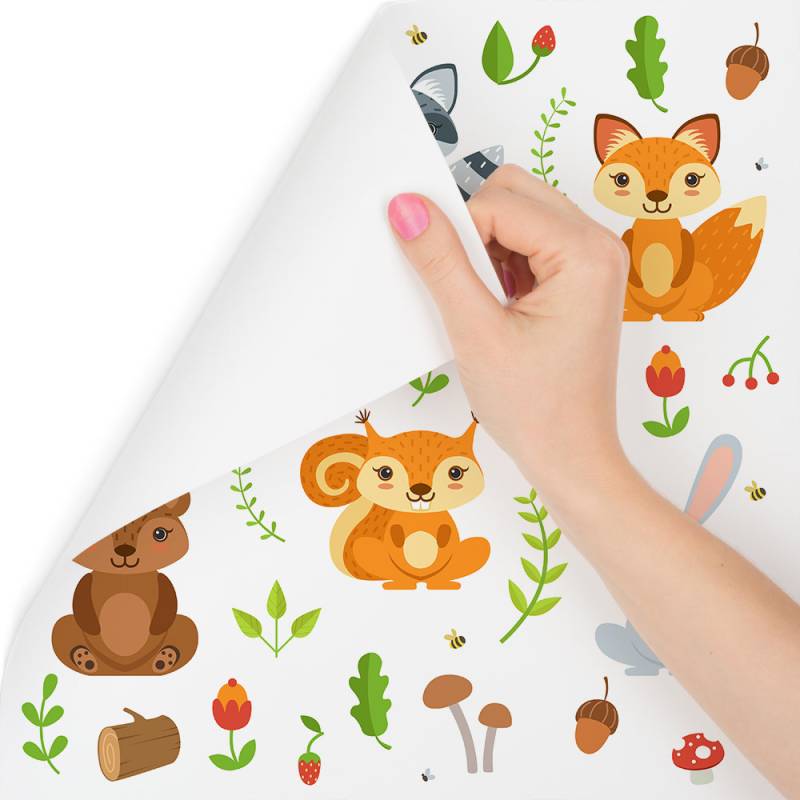 Tapeta Dla Dzieci – Leśni Przyjaciele