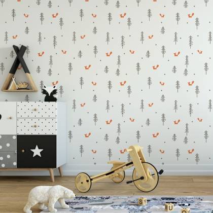 Tapeta Minimalistyczne Liski