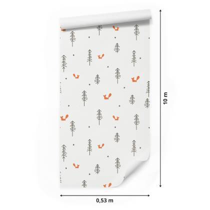 Tapeta Minimalistyczne Liski