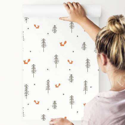 Tapeta Minimalistyczne Liski