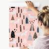 Tapeta Minimalistyczne Lisy W Lesie