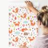 Tapeta Urocze Lisy W Lesie