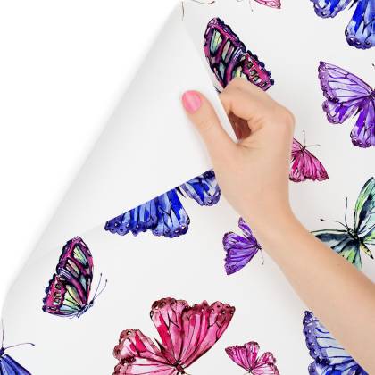 Tapeta Kolorowe Motyle Natura, Pokój Dziecięcy