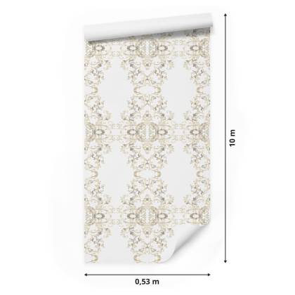 Tapeta Ornamenty W Stylu Barokowym