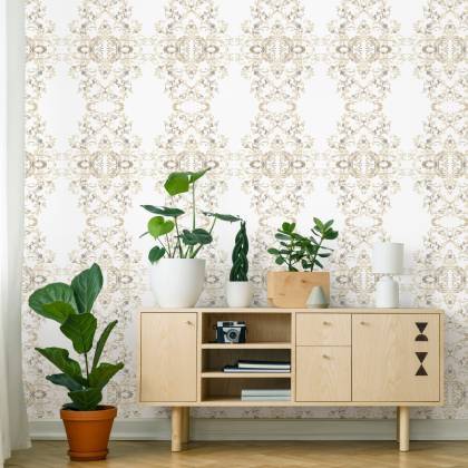 Tapeta Ornamenty W Stylu Barokowym