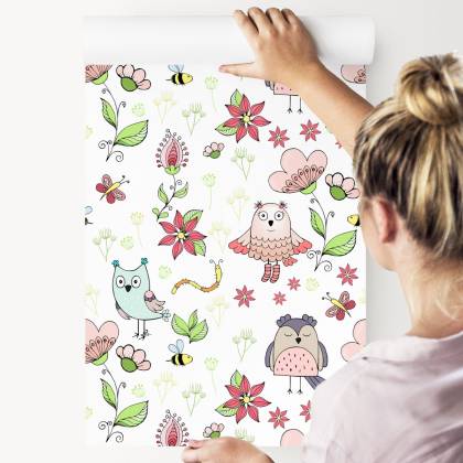 Tapeta Natura Sówek