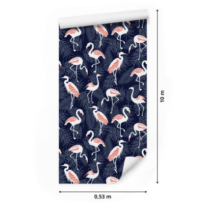 Tapeta – Flamingi