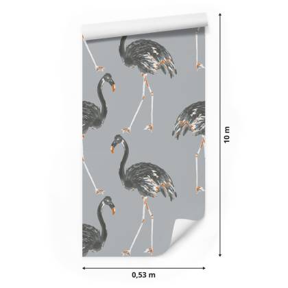 Tapeta – Flamingi Jak Malowane