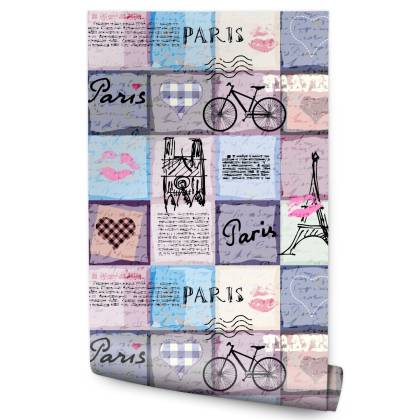 Tapeta Paryski Patchwork