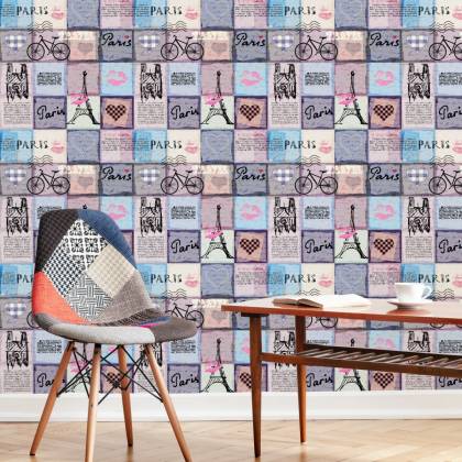 Tapeta Paryski Patchwork