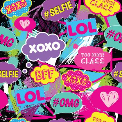 Tapeta Pop-Art Chat
