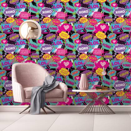 Tapeta Pop-Art Chat