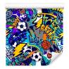 Tapeta Młodzieżowa Sport Graffiti Piłka Nożna