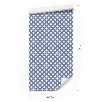 Tapeta Geometryczna, Kratka, Do Salonu, Biura