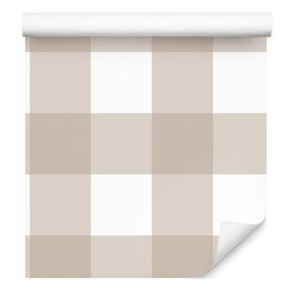 Tapeta Geometryczna, Optyczna W Kratę, Do Salonu