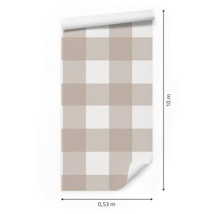 Tapeta Geometryczna, Optyczna W Kratę, Do Salonu