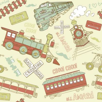 Tapeta Lokomotywy Vintage