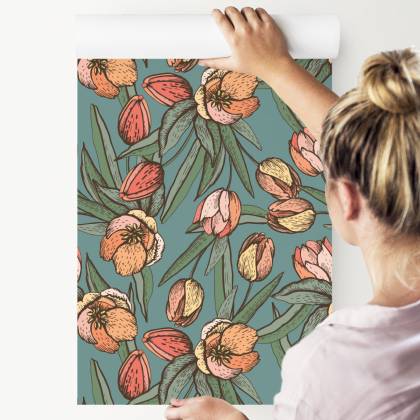 Tapeta Wiosenne Tulipany