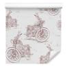 Tapeta Szkicowane Retro Motocykle 3D